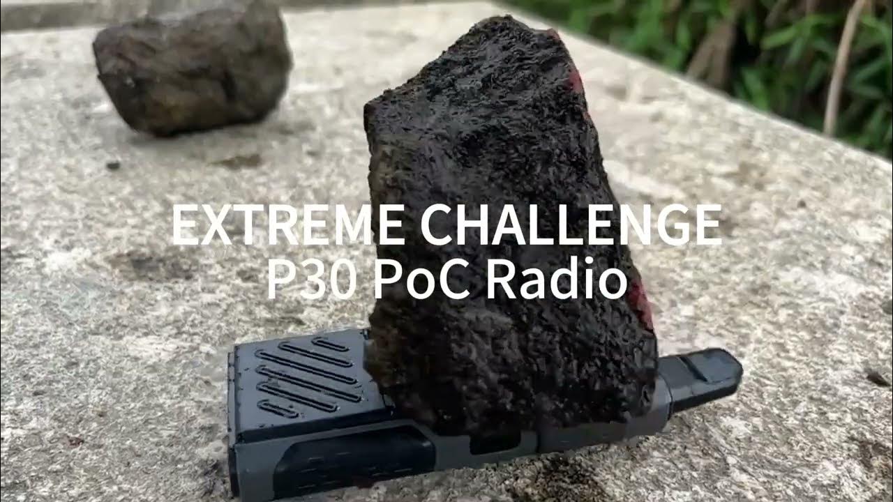 Witness the unbelievable durability of Hytera P30 PoC Radio